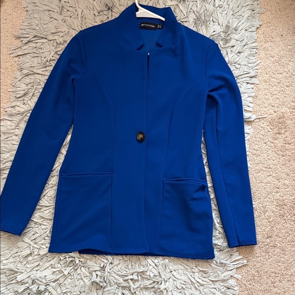PrettyLittleThing Royal Blue Blazer
